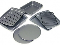 OvenStuff 8-Piece Personal-Size Toaster Oven Bakeware Set OvenStuff 8-Piece Personal-Size Toaster Oven Bakeware Set