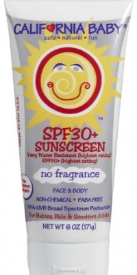 California Baby SPF 30 Plus Sunscreen No Fragrance -- 6 fl oz California Baby SPF 30 Plus Sunscreen No Fragrance -- 6 fl oz