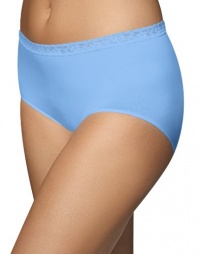 Bali Comfort Revolution Seamless Lace Brief, 10-Blissful Blue Bali Comfort Revolution Seamless Lace Brief, 10-Blissful Blue