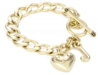 Juicy Couture Charms Gold-Tone Starter Charm Bracelet Juicy Couture Charms Gold-Tone Starter Charm Bracelet