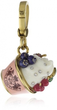 Juicy Couture Ice Cream Dish Charm Gold-Tone Juicy Couture Ice Cream Dish Charm Gold-Tone