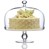 Luigi Bormioli Michelangelo Masterpiece Footed Cake Plate with Dome Cover Luigi Bormioli Michelangelo Masterpiece Footed Cake Plate with Dome Cover