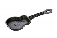 Lodge Logic LGSK3 Guitar Mini Skillet, Black, 10.75-inch Lodge Logic LGSK3 Guitar Mini Skillet, Black, 10.75-inch