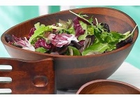 Lipper International 13-Inch Cherry Wavy Rim Bowl