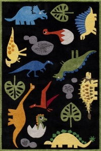 Lil Mo Whimsy Collection LMOJULMJ18BLK4060 Area Rug, 4 by 6-Feet Lil Mo Whimsy Collection LMOJULMJ18BLK4060 Area Rug, 4 by 6-Feet