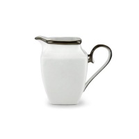 Lenox Solitaire Square Creamer, White Lenox Solitaire Square Creamer, White