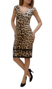 Roberto Cavalli Leopard Print Dress.38.new