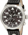 Invicta Men's 0350 II Collection Black Leather Watch