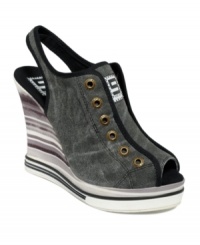 Laceless wedges. What's not to adore about Nine West Original's PS LUVME wedge sandals? Laceless wedges. What's not to adore about Nine West Original's PS LUVME wedge sandals?