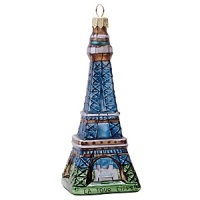 Three observation decks allow visitors to have Paris truly at their feet in this lovely Christmas tree ornament by Landmark Designer Jo Ellen. Three observation decks allow visitors to have Paris truly at their feet in this lovely Christmas tree ornament by Landmark Designer Jo Ellen.