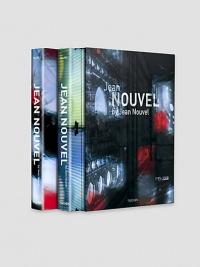 The work of France's internationally celebrated contemporary architect, and recipient of the 2008 Pritzker Prize, in a book designed by the master himself. Two 400-page hardcover volumes give the most complete overview to date of Jean Nouvel's career, including works in progress such as the new Louvre in Abu Dhabi, the Philharmonie de Paris, and the MoMA extension in New York.Two volumes Hardcover 892 pages 11.4W x 14.5H Made in Italy 