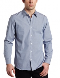 Calvin Klein Sportswear Men's Longsleeve Micro Gingham Dobby Shirt