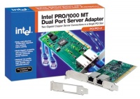 Intel PWLA8492MT PRO/1000 MT PCI/PCI-X Dual Port Server Adapter Intel PWLA8492MT PRO/1000 MT PCI/PCI-X Dual Port Server Adapter
