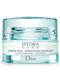 This fresh and comforting eye crème actively moisturizes and treats the eye contour area. It instantly hydrates and reduces dark circles under the eye, visibly smoothes and softens fine lines and gives the eye contour area an instant radiant finish! 0.5 oz. This fresh and comforting eye crème actively moisturizes and treats the eye contour area. It instantly hydrates and reduces dark circles under the eye, visibly smoothes and softens fine lines and gives the eye contour area an instant radiant finish! 0.5 oz.