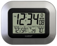 La Crosse Technology WS-8115U-S Digital Wall Clock with Indoor and Outdoor Temperature La Crosse Technology WS-8115U-S Digital Wall Clock with Indoor and Outdoor Temperature