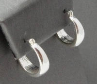Charter Club Earrings, Silver-Tone Hoop Huggie Earrings Charter Club Earrings, Silver-Tone Hoop Huggie Earrings