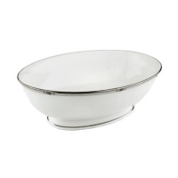 Lenox Westerly Platinum Bone China Open Vegetable Bowl Lenox Westerly Platinum Bone China Open Vegetable Bowl