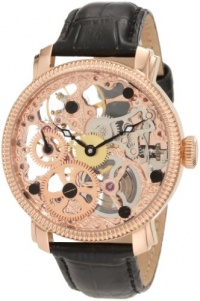 Akribos XXIV Men's AKR418RG Bravura Mechanical Skeleton Rose Gold-Tone Watch