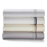 HUGO BOSS finishes this hotel-ready pillowcase with a trio of embroidered bands for a classic masculine vibe that she'll find appealing too. HUGO BOSS finishes this hotel-ready pillowcase with a trio of embroidered bands for a classic masculine vibe that she'll find appealing too.