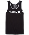When you're ready to show off the shoulders you've been workin' all summer: Hurley's deep armhole tank top.