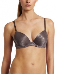 Calvin Klein Women's Seductive Comfort Etched Animal Contour Bra, Mocha, 36D Calvin Klein Women's Seductive Comfort Etched Animal Contour Bra, Mocha, 36D
