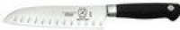 Mercer Cutlery Genesis 7 Forged Santoku Knife, Steel/Black Mercer Cutlery Genesis 7 Forged Santoku Knife, Steel/Black