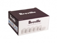 Breville BWF100 Single Cup Brewer Replacement Charcoal Filters White Breville BWF100 Single Cup Brewer Replacement Charcoal Filters White