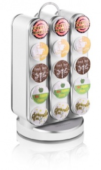Mind Reader Vortex Coffee Pod Storage Carousel (30 K Cups) - White Mind Reader Vortex Coffee Pod Storage Carousel (30 K Cups) - White