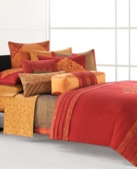 A luxe 400 thread count cotton sateen weave and geometric print give this Natori flat sheet ravishing appeal. A luxe 400 thread count cotton sateen weave and geometric print give this Natori flat sheet ravishing appeal.