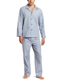 HUGO BOSS Men's Sleepwear Woven Blue Plaid Pajama Set, Blue, X-Large HUGO BOSS Men's Sleepwear Woven Blue Plaid Pajama Set, Blue, X-Large