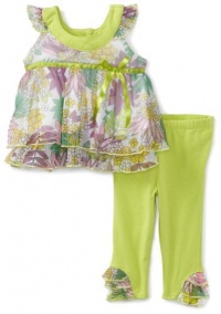 Kids Headquarters Baby-girls Newborn Print Top with Pant, Green, 6-9 Months Kids Headquarters Baby-girls Newborn Print Top with Pant, Green, 6-9 Months