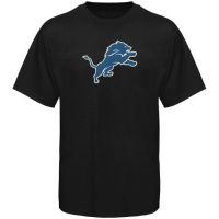 Detroit Lions Reebok Logo Premier Black T-Shirt Detroit Lions Reebok Logo Premier Black T-Shirt