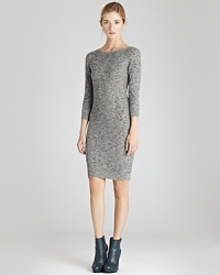This super-soft, slim-fitting REISS dress flaunts a marled, loose weave and scalloped neckline for a casually chic look that moves from the workday to the weekend with ease. This super-soft, slim-fitting REISS dress flaunts a marled, loose weave and scalloped neckline for a casually chic look that moves from the workday to the weekend with ease.