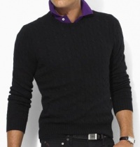 Polo Ralph Lauren Mens Cashmere Cable Knit Sweater