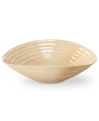 From celebrated chef and writer, Sophie Conran, comes incredibly durable dinnerware for every step of the meal, from oven to table. A ribbed texture gives this Portmeirion collection of small salad bowls the charming look of traditional hand thrown pottery. Shown in white. From celebrated chef and writer, Sophie Conran, comes incredibly durable dinnerware for every step of the meal, from oven to table. A ribbed texture gives this Portmeirion collection of small salad bowls the charming look of traditional hand thrown pottery. Shown in white.