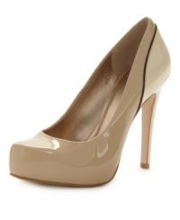 Get to the point with BCBGeneration's Paeyton pumps. With a sleek upper, they feature an almond-toe silhouette, hidden platform and high covered heel. Get to the point with BCBGeneration's Paeyton pumps. With a sleek upper, they feature an almond-toe silhouette, hidden platform and high covered heel.