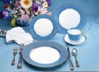 BLUE LACE 5 PIECE PLACE SETTING