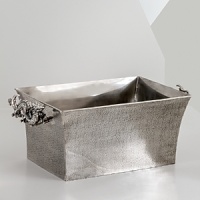 The grand form of a mythical dragon was the muse behind this sculptural party bucket from Natori. The grand form of a mythical dragon was the muse behind this sculptural party bucket from Natori.