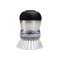 OXO SteeL Soap Dispensing Palm Brush OXO SteeL Soap Dispensing Palm Brush