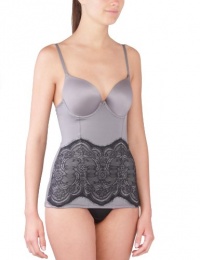 Flexees by Maidenform Women's Pretty Shapewear Lace Front Bustier Flexees by Maidenform Women's Pretty Shapewear Lace Front Bustier