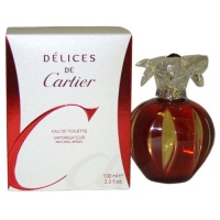 Delices De Cartier By Cartier For Women. Eau De Toilette Spray 3.4 oz Delices De Cartier By Cartier For Women. Eau De Toilette Spray 3.4 oz