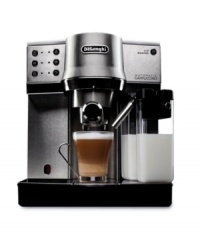 Coffee your way. Working with ground coffee or pods, this espresso expert features a milk frother to top every cup with a delightfully creamy and light treat that draws out the rich flavors of each brew. A fully progammable menu with 3 coffee temperatures, an energy-saving mode and an automatic shutoff adds ease into the blend. Model EC860. Coffee your way. Working with ground coffee or pods, this espresso expert features a milk frother to top every cup with a delightfully creamy and light treat that draws out the rich flavors of each brew. A fully progammable menu with 3 coffee temperatures, an energy-saving mode and an automatic shutoff adds ease into the blend. Model EC860.