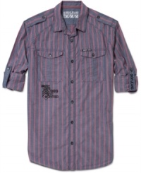 Upgrade your look with the on-trend detailing of this shirt from DKNY Jeans Upgrade your look with the on-trend detailing of this shirt from DKNY Jeans