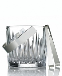 From the world-famous Reed & Barton company comes an ice bucket in the classic and traditional Soho pattern, a richly cut design in clear crystal. A perfect choice for first-time collectors of affordable crystal stemware and barware. From the world-famous Reed & Barton company comes an ice bucket in the classic and traditional Soho pattern, a richly cut design in clear crystal. A perfect choice for first-time collectors of affordable crystal stemware and barware.