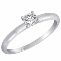 DivaDiamonds 1/4 ct. Round Diamond Solitaire Engagement Ring in 14K Gold DivaDiamonds 1/4 ct. Round Diamond Solitaire Engagement Ring in 14K Gold