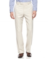 The sleek small-scale windowpane print of these Kenneth Cole Reaction pants makes a great addition to your weekday lineup. The sleek small-scale windowpane print of these Kenneth Cole Reaction pants makes a great addition to your weekday lineup.