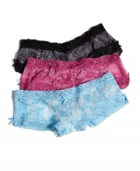 Getting dressed is easy when you start with something cute. This comfy and cute lace-print hipster by JT Intimates is the way to go. Style #JTS24CA Getting dressed is easy when you start with something cute. This comfy and cute lace-print hipster by JT Intimates is the way to go. Style #JTS24CA
