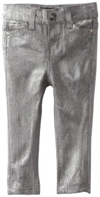 Baby Phat - Kids Baby-Girls Infant Spray Denim Jeans, Silver, 18 Baby Phat - Kids Baby-Girls Infant Spray Denim Jeans, Silver, 18