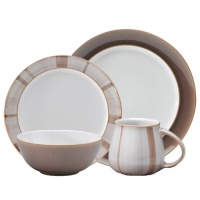 Denby 16-Piece Truffle Layers Dinner Set, Set of 4