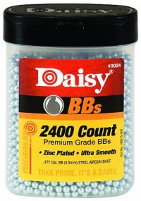 Daisy Outdoor Products 2400 ct BB Bottle (Silver, 4.5 mm) Daisy Outdoor Products 2400 ct BB Bottle (Silver, 4.5 mm)